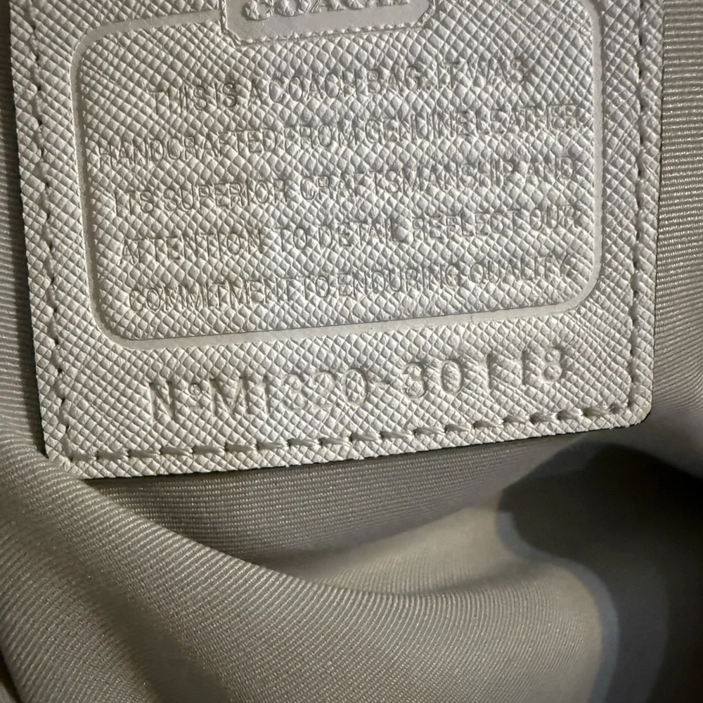 Coach Madison East West Tote Gingham Black & White Print Saffiano Leather - Picture 5 of 17